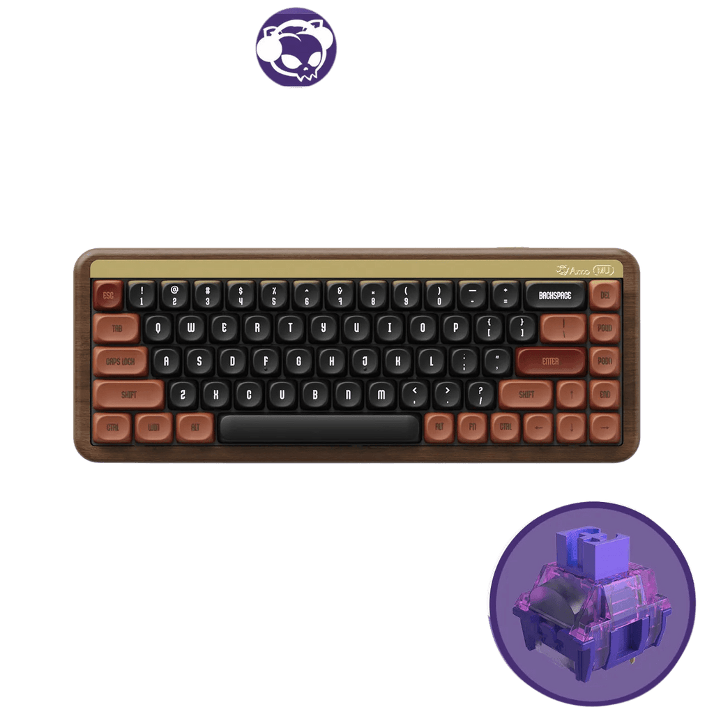 Akko Autumn Wooden Mechanical Keyboard MOA Profile RGB Hot - TKINGS