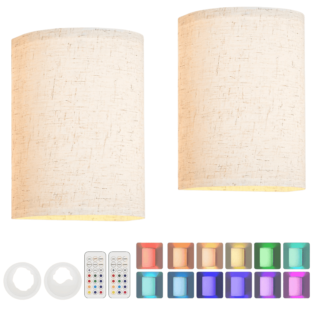 2 Piece RGB Wall Lights Remote - TKINGS