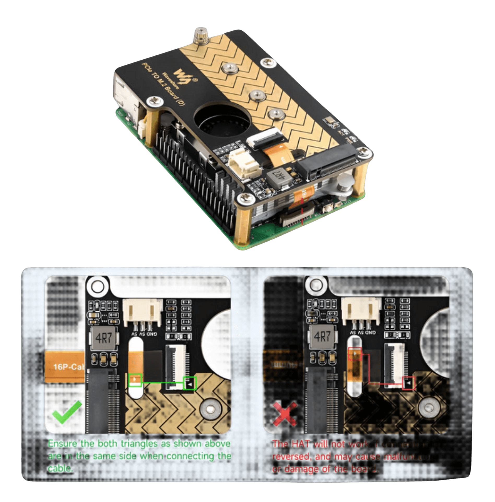 Raspberry Pi 5 PCIe to M.2 NVME Kit 4G 8G 16GB RAM - TKINGS