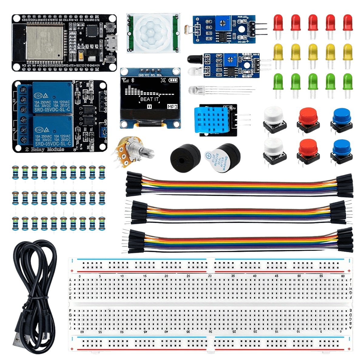 Basic Starter Kit forESP-32S WIFI IOT Development Board - TKINGS