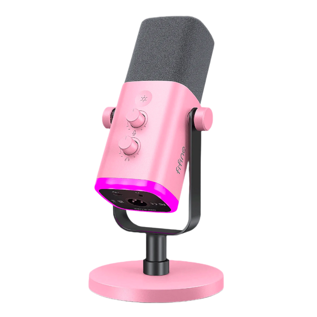 FIFINE Dynamic Microphone with Touch Mute Button - TKINGS