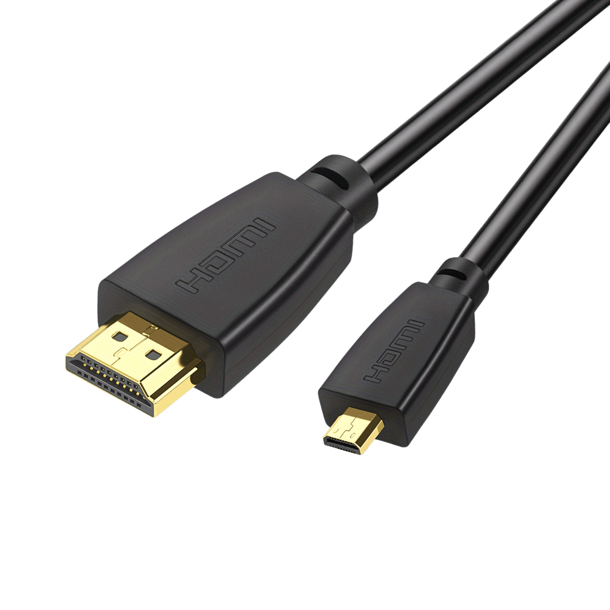 High Speed HDTV Cable 2.0/1.4'' - Gold-Plated, Male to Micro - TKINGS