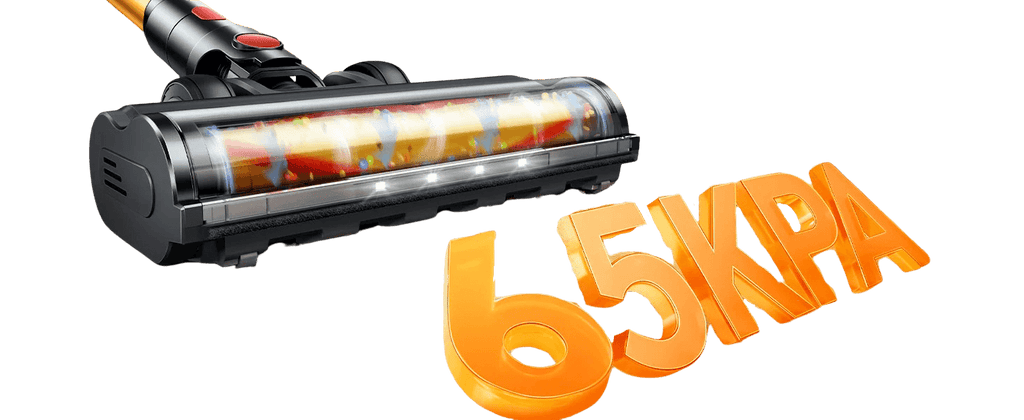 600W 65KPA Suction Power Cordless Vacuum Cleaner Handheld Smart - TKINGS