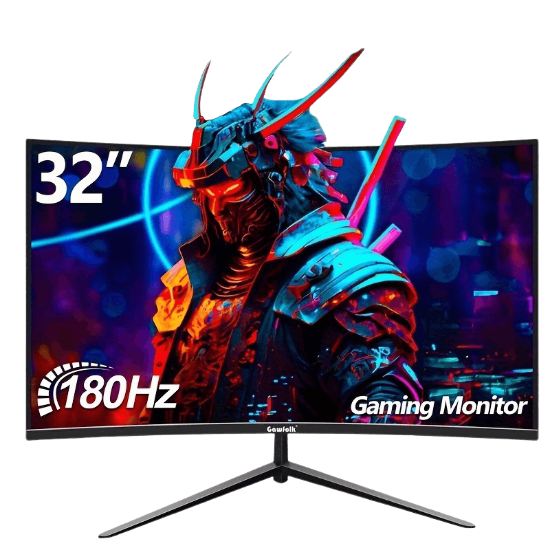 Curved Gaming Monitor - 180Hz 1080p Full HD - TKINGS