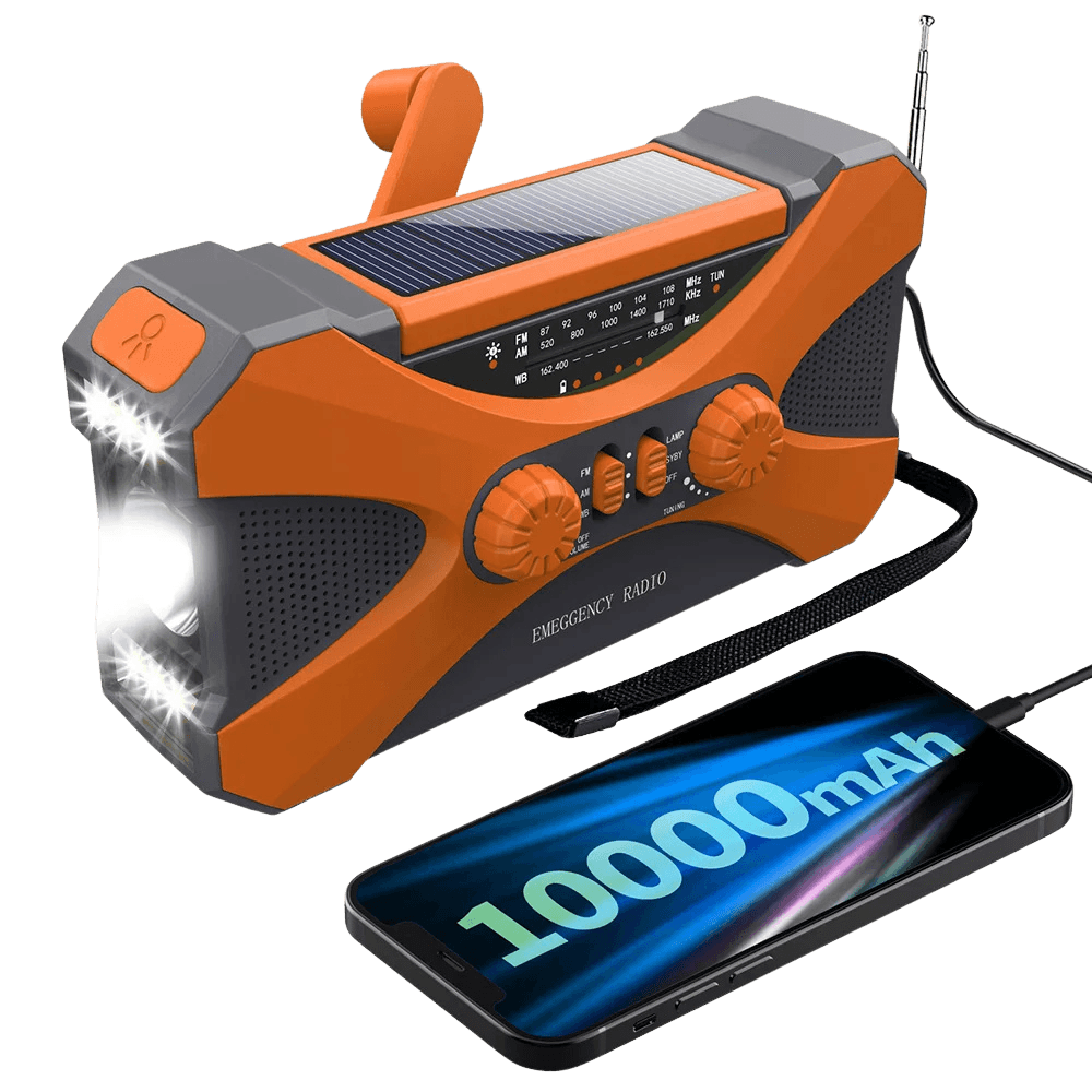 HOT Radio 10000mAh AM/FM LED Flashlight SOS - TKINGS