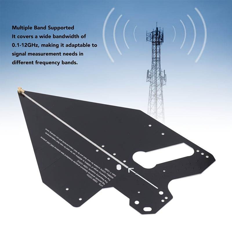 HT8 Log-Periodic Antenna 0.1-12GHz High 7-12dBi Gain 50Ω Impedance - TKINGS