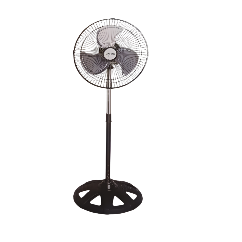 SPARK - 10" Fan, 40W Power, 3 Speeds, 3 Aluminum Blades, 100° Adjustable Direction, Quiet Operation, Heavy Base