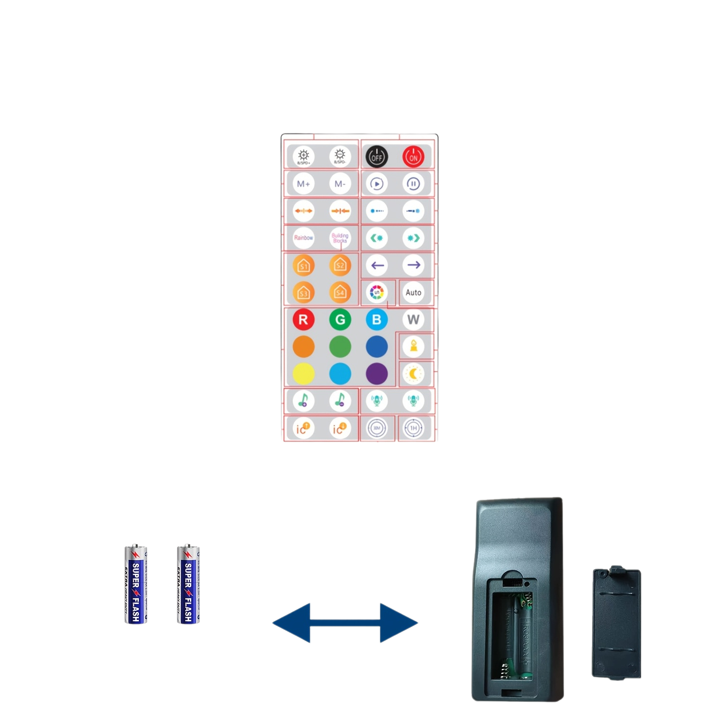 Floating Shelf with RGB AI Light, Work with App and Remote Control