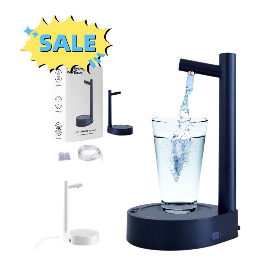 Gallon Automatic Water Bottle Dispenser Rechargeable