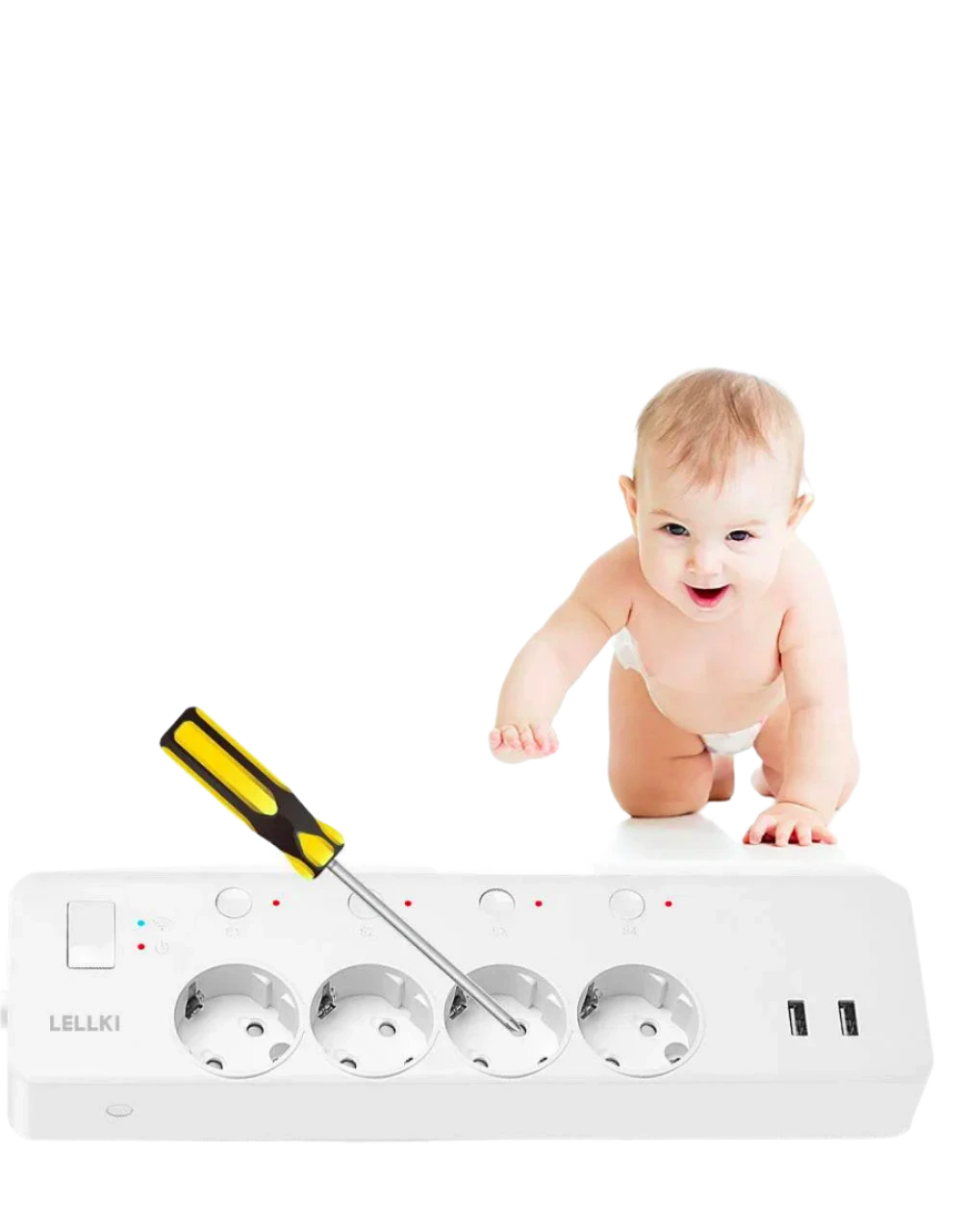 Zigbee Power Strip Energy Monitoring Socket 220V EU - TKINGS