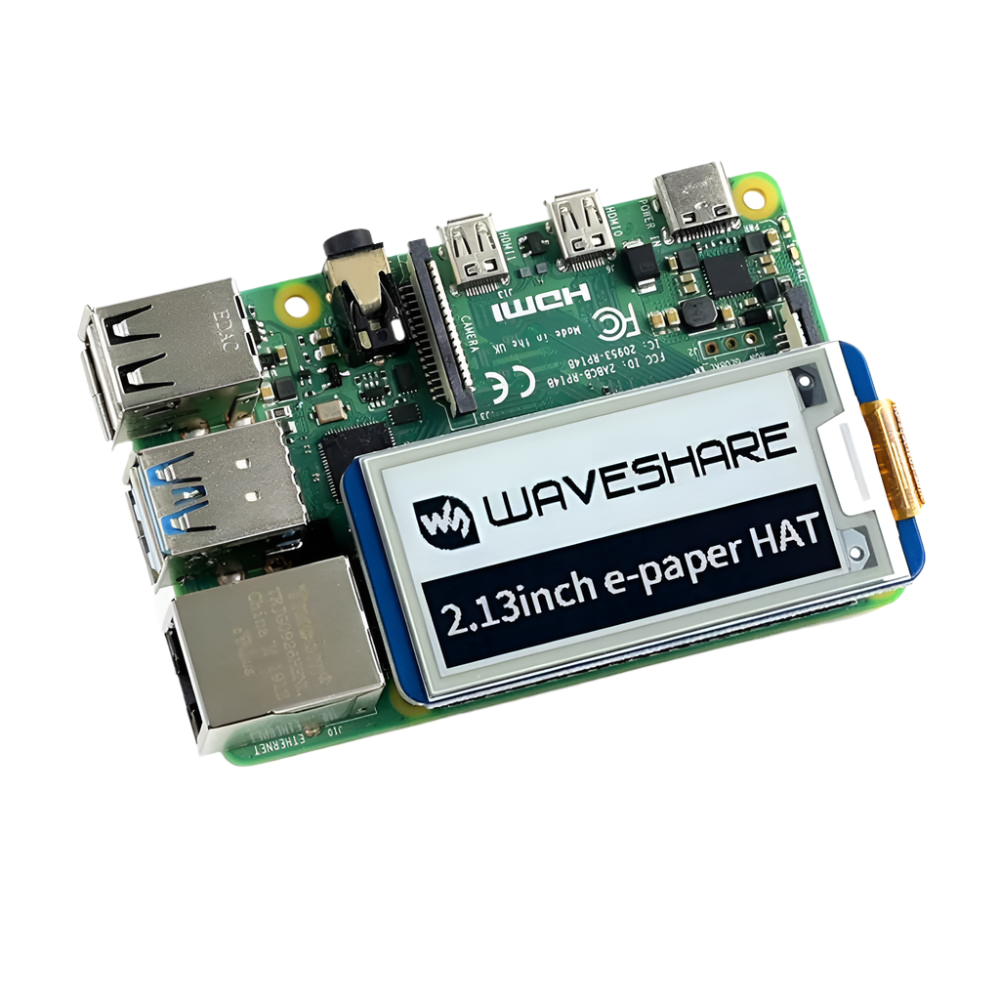 Raspberry Pi 2.13'' E-Ink Display 250×122 Screen e-paper Hat - TKINGS