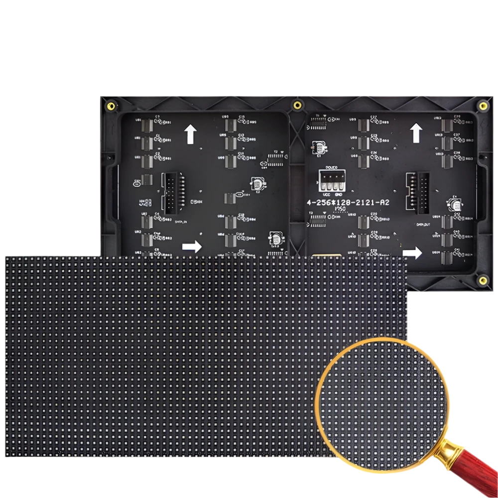 LED Display Module Muen P4 Indoor 1 / 16Scan 256x128mm 64 x 32 - TKINGS