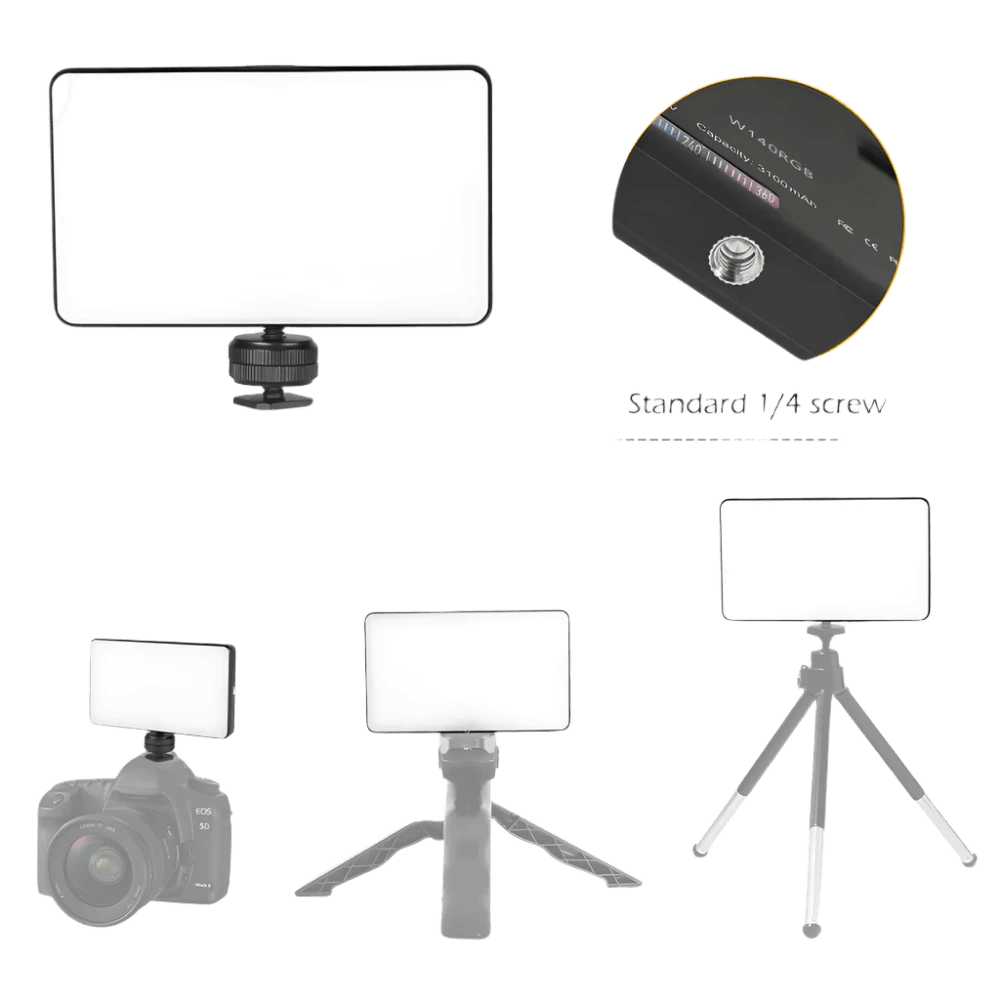 RGB Video Light 2500-9000K LED Camera Light 3100mAh - TKINGS