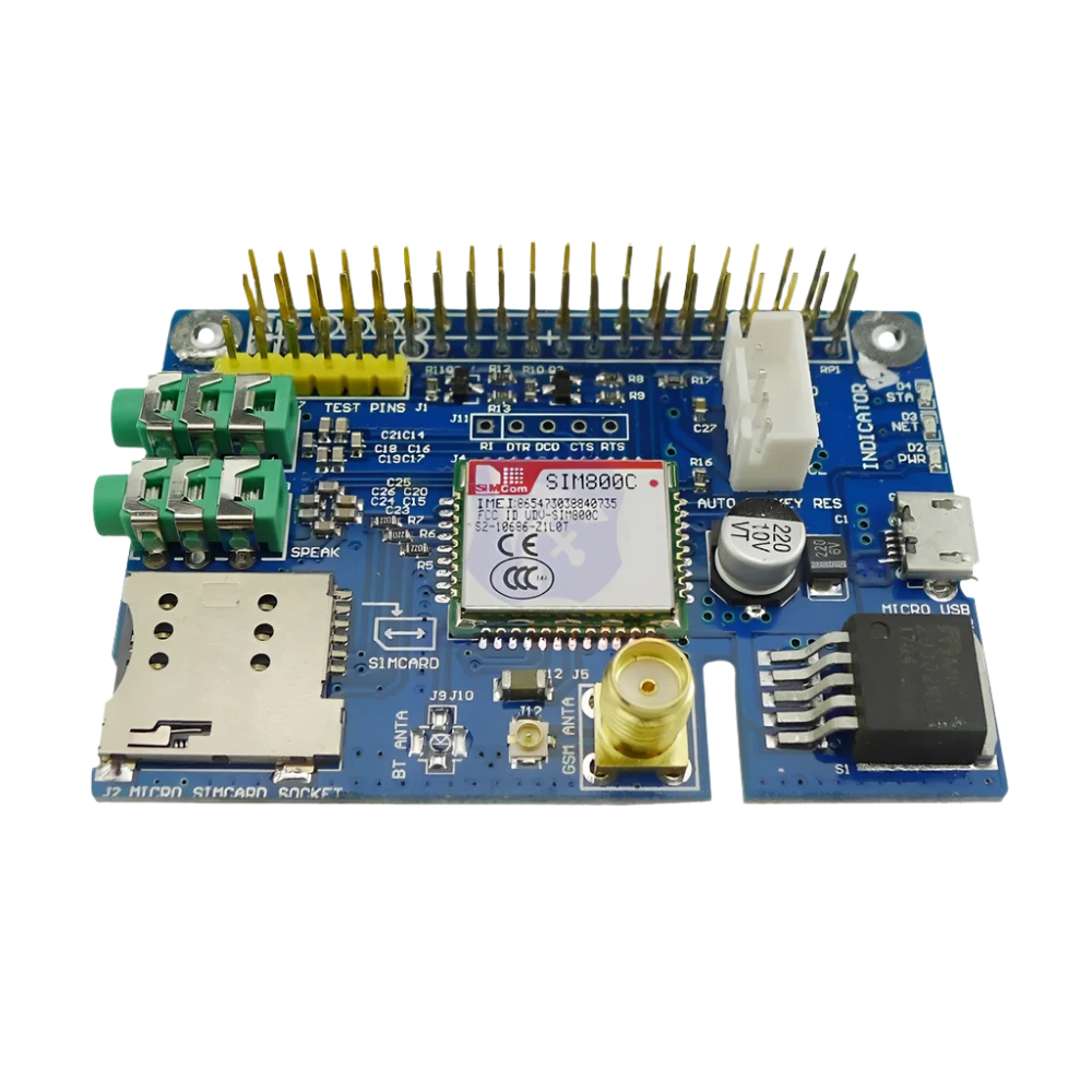 SIM800C GSM GPRS Module Quad-band Development Board - TKINGS