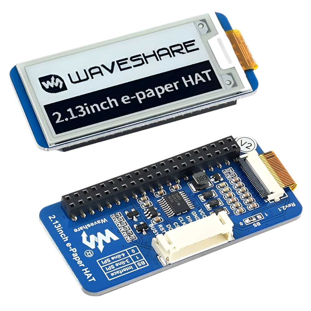 Raspberry Pi 2.13'' E-Ink Display 250×122 Screen e-paper Hat - TKINGS