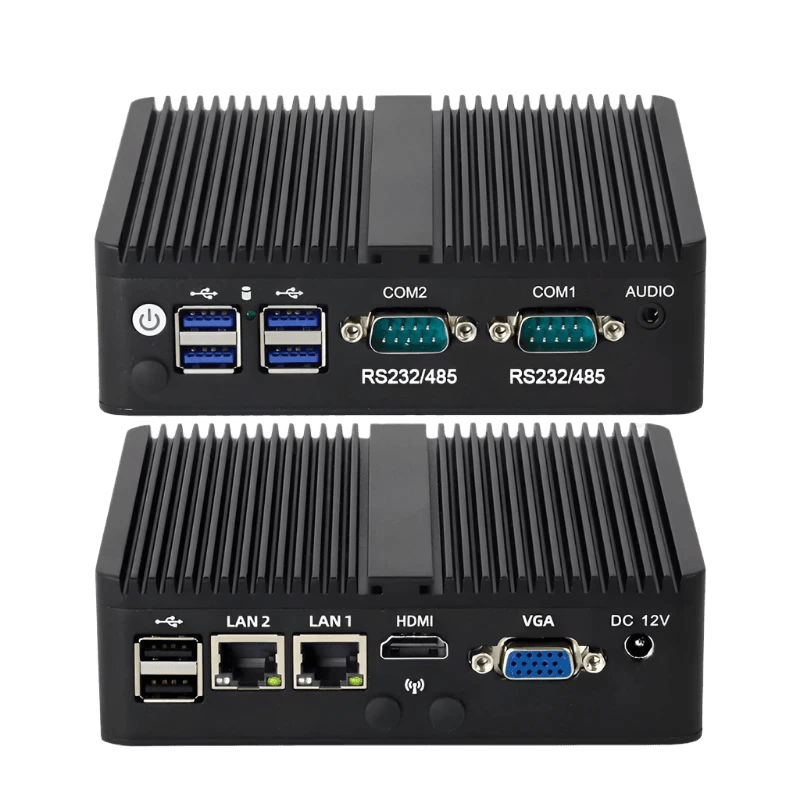 Intel Celeron Fanless Industrial IoT Mini PC J6412 J2900 J1900 2x - TKINGS