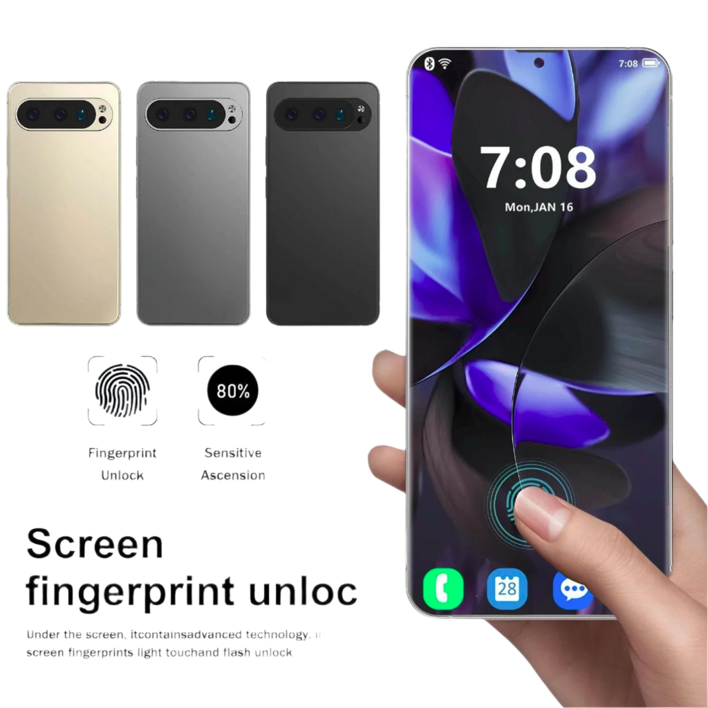 Pixel 9 Pro XL Smartphone 7.3 FHD 22G 2TB 8800mAh 78+108MP 4/5G - TKINGS