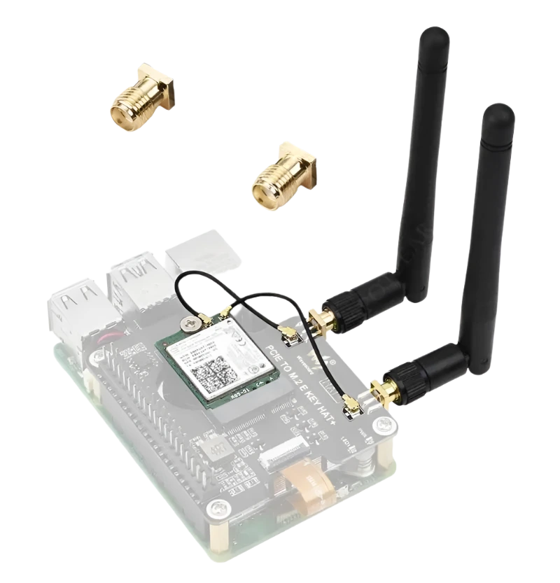 Raspberry Pi 5 PCIe To M.2 E KEY NGFF WIFI7 WIFI6 - TKINGS