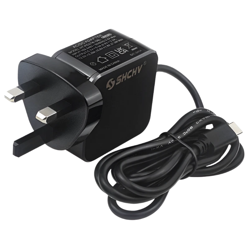 Raspberry Pi 5 Power Supply PD 27W 5.1V 5A USB Type-C Power - TKINGS