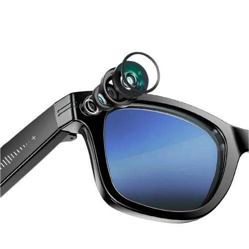 AI Smart Glasses with 8MP Camera Video Recording 100+ Languages Translation - TKINGS