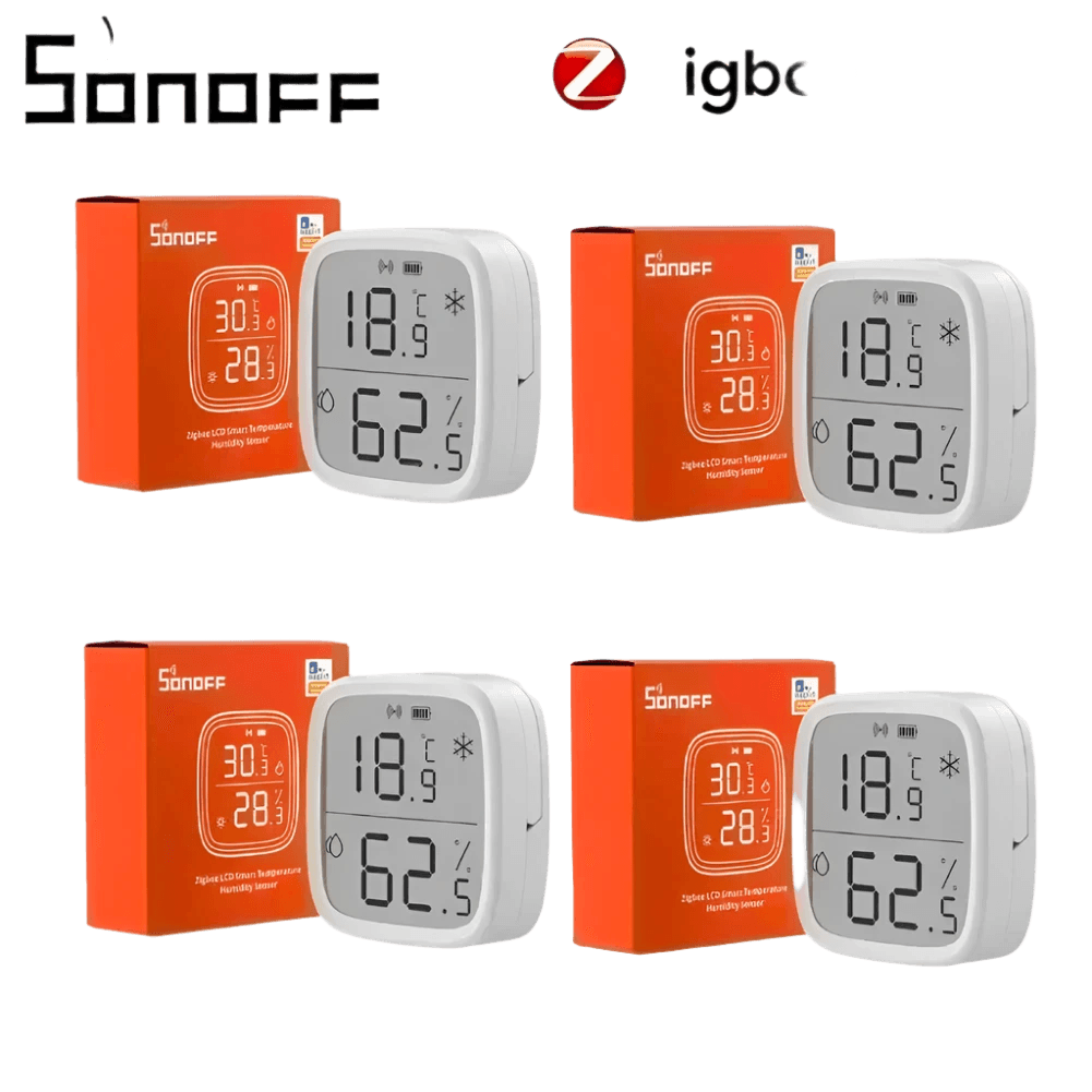 Zigbee Temperature Humidity Sensor SNZB-02D with LCD Screen - TKINGS