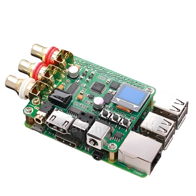 HIFI DAC Decoder Coaxial Fiber Optic I2S Digital Sound Card 384KHz 32Bit - TKINGS