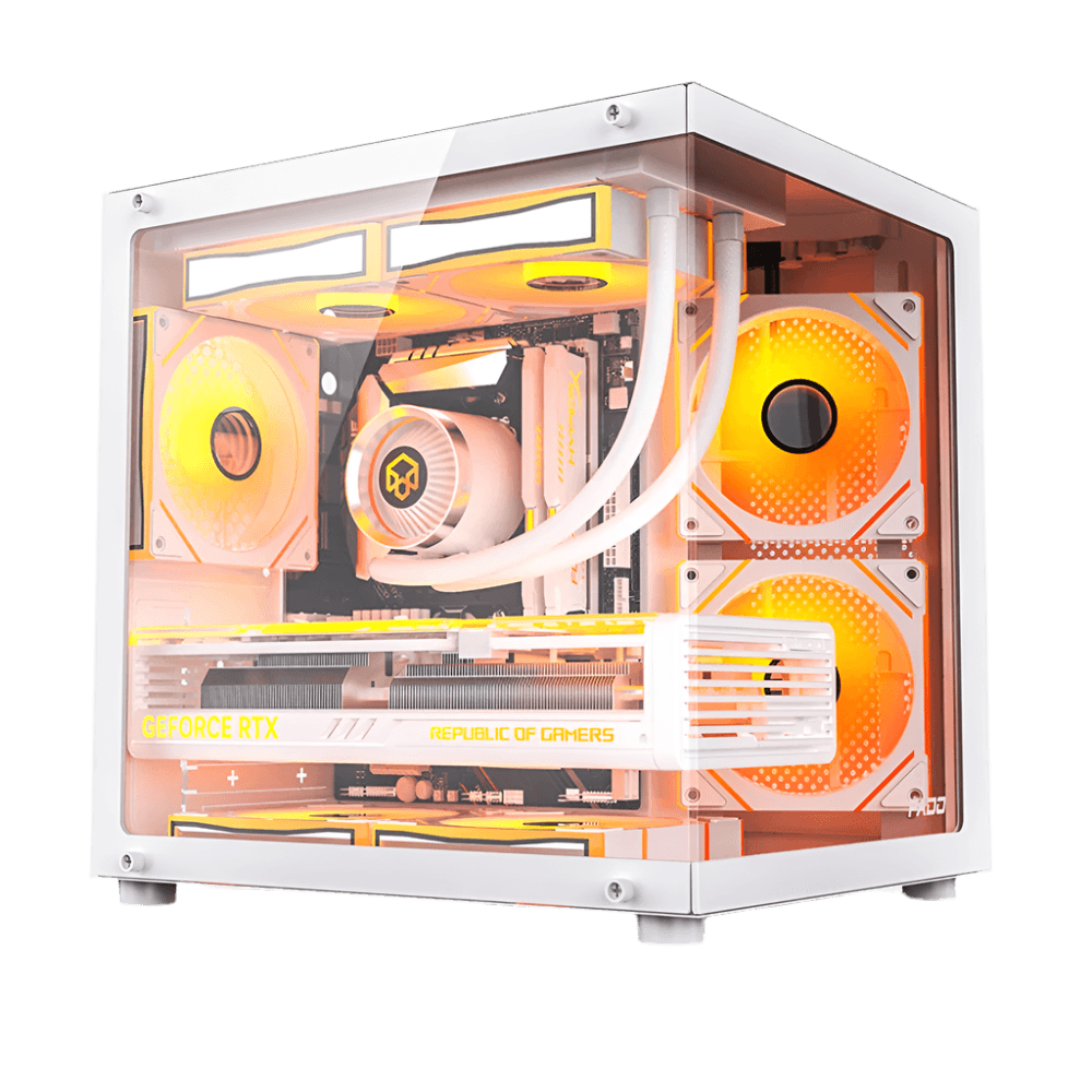 Pc Case Sea view Room M-ATX Desktop Computer Main Chassis - TKINGS