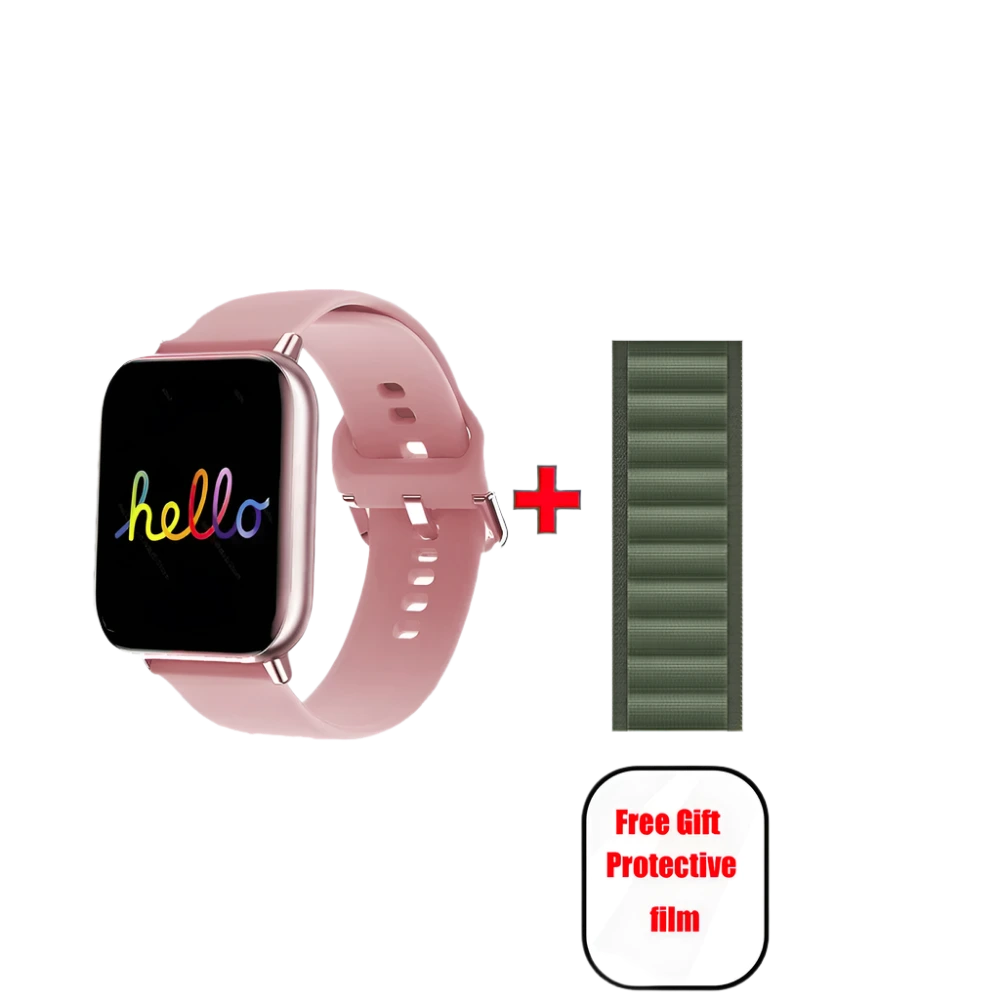 New Hello 3 Mini Smart Watch for Women 1.75inch Bluetooth Call - TKINGS