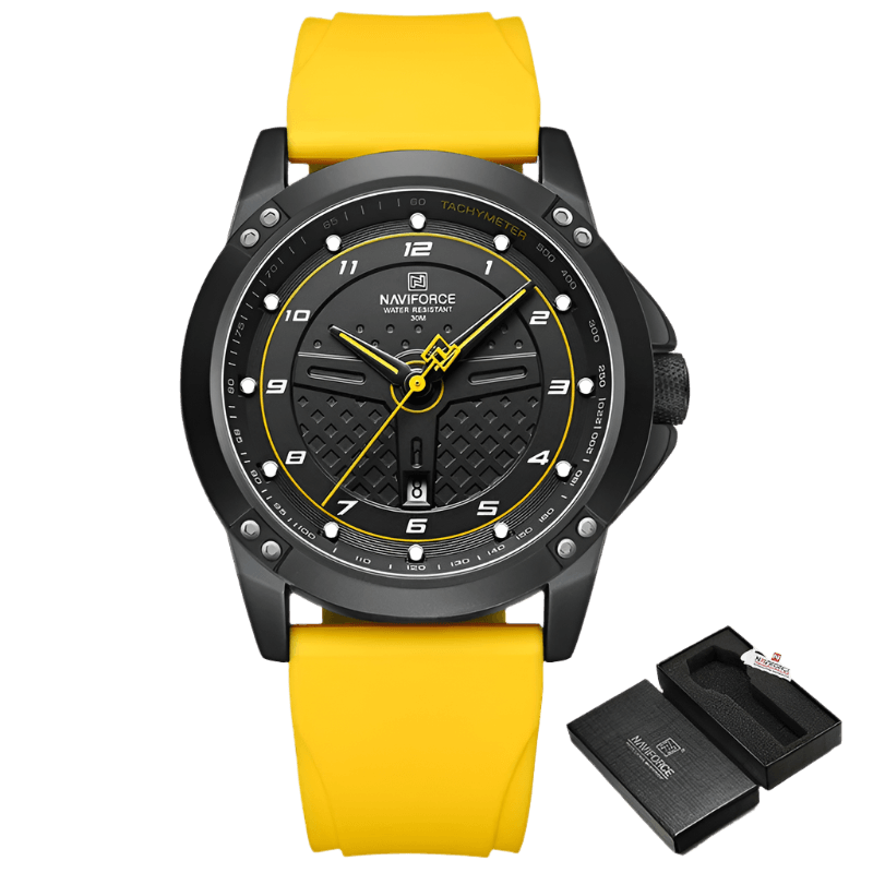 NAVIFORCE Watch Silicone Band Military Sports Waterproof Quartz - TKINGS