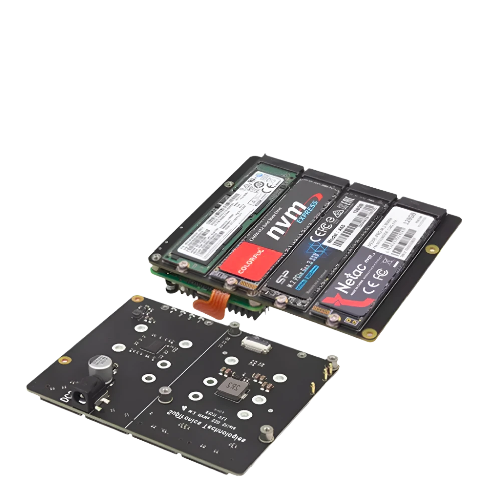 Expansion Board HAT X1011 Pi5 Four-Times 2280/2260/2242/2230 - TKINGS