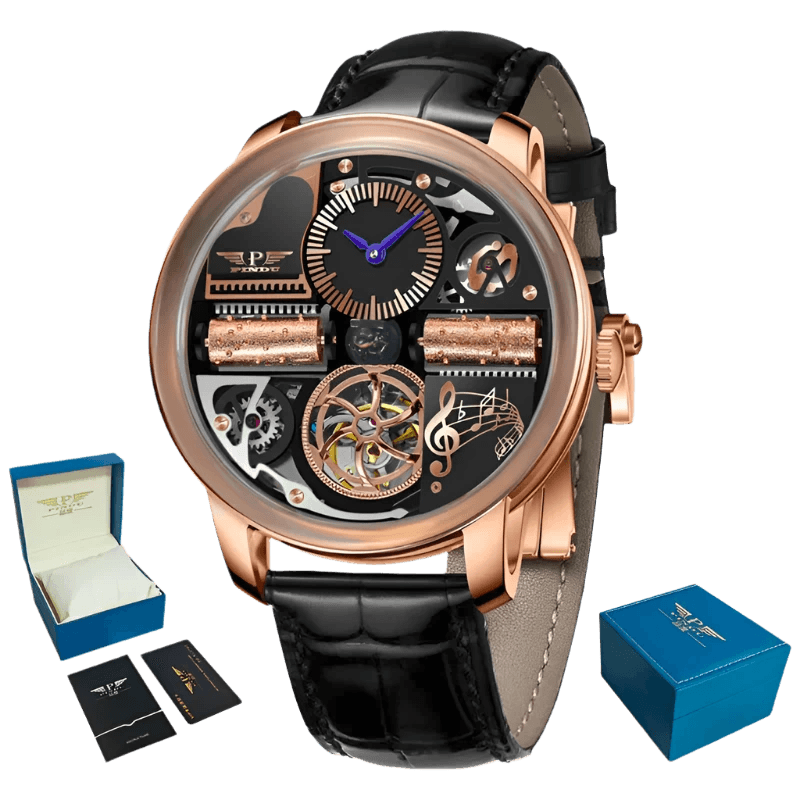 Mechanical Watch Godfather Classic Series 45.5MM Wristwatches Men M2791B - TKINGS