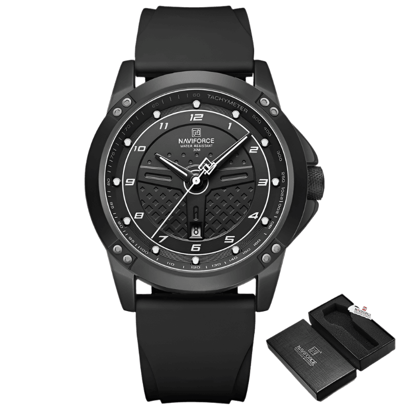 NAVIFORCE Watch Silicone Band Military Sports Waterproof Quartz - TKINGS
