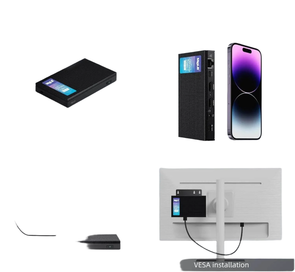 PC 16GB 512GB HDMI USB-C DisplayPort 1.4 WiFi5 BT5.1 Quieter 4C - TKINGS