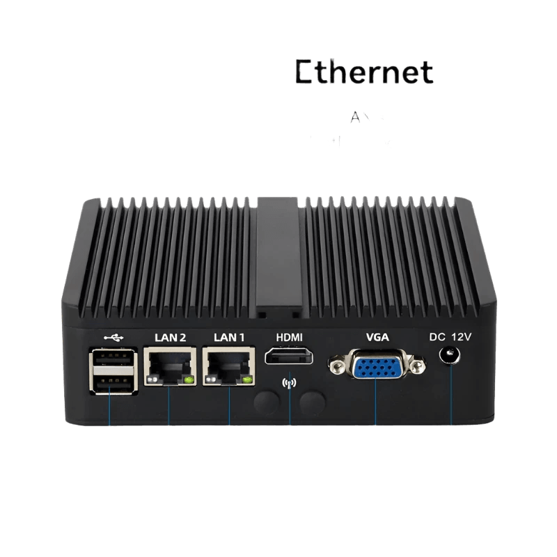 Intel Celeron Fanless Industrial IoT Mini PC J6412 J2900 J1900 2x - TKINGS
