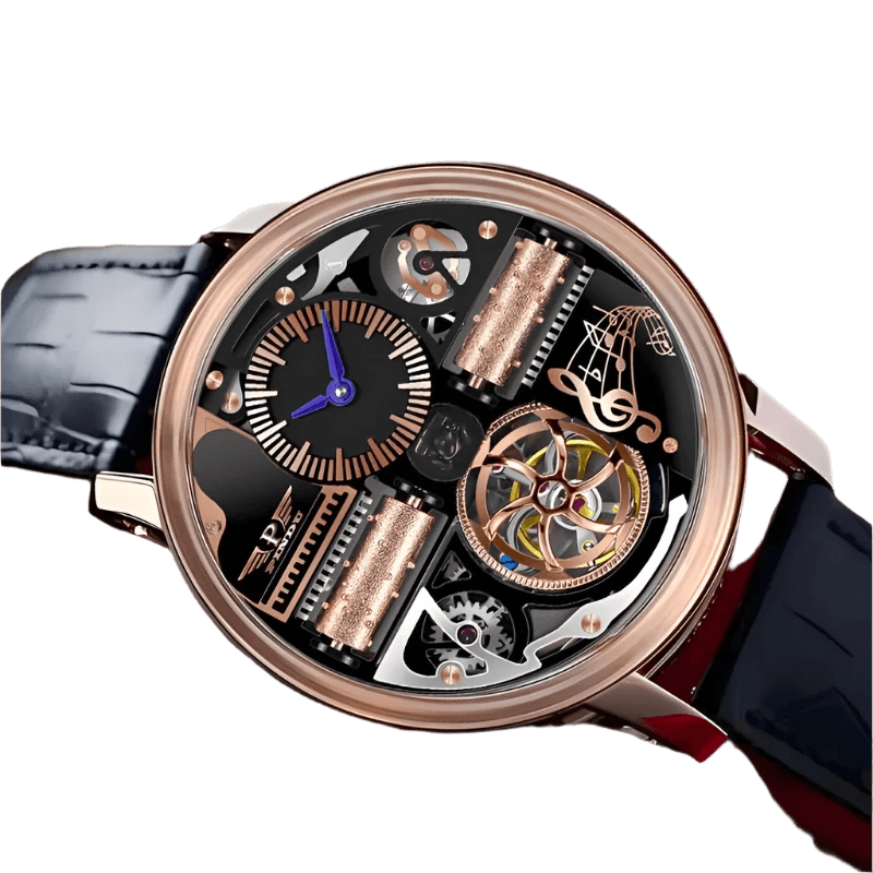 Mechanical Watch Godfather Classic Series 45.5MM Wristwatches Men M2791B - TKINGS