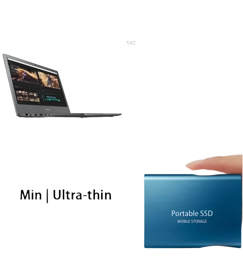 Portable Hard Drive 16TB Solid Disk High Speed External 3.1 Type-C - TKINGS