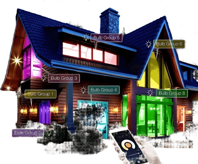WiFi Smart Bulb E27 9W Bluetooth RGB 110V 220V - TKINGS