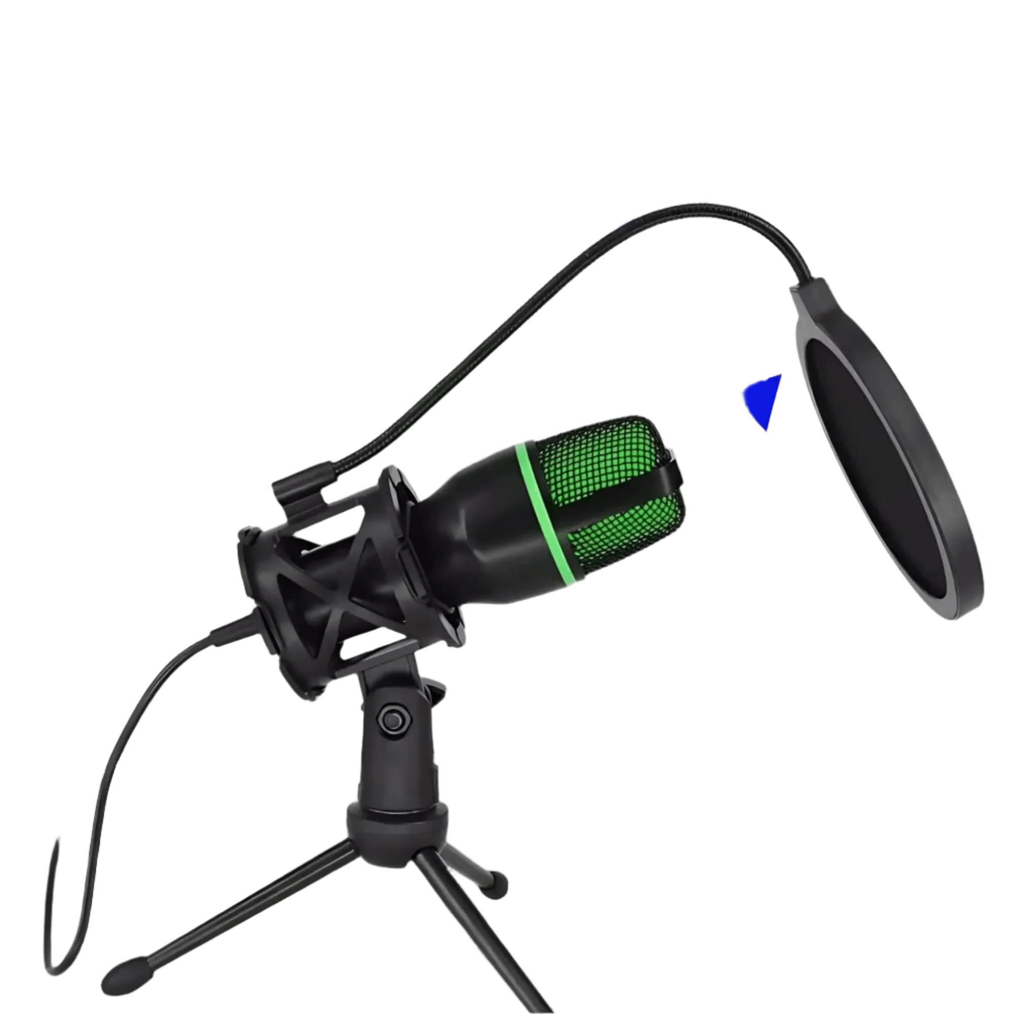 Professional Condenser Microphone RGB Lighting & Tripod Stand - TKINGS