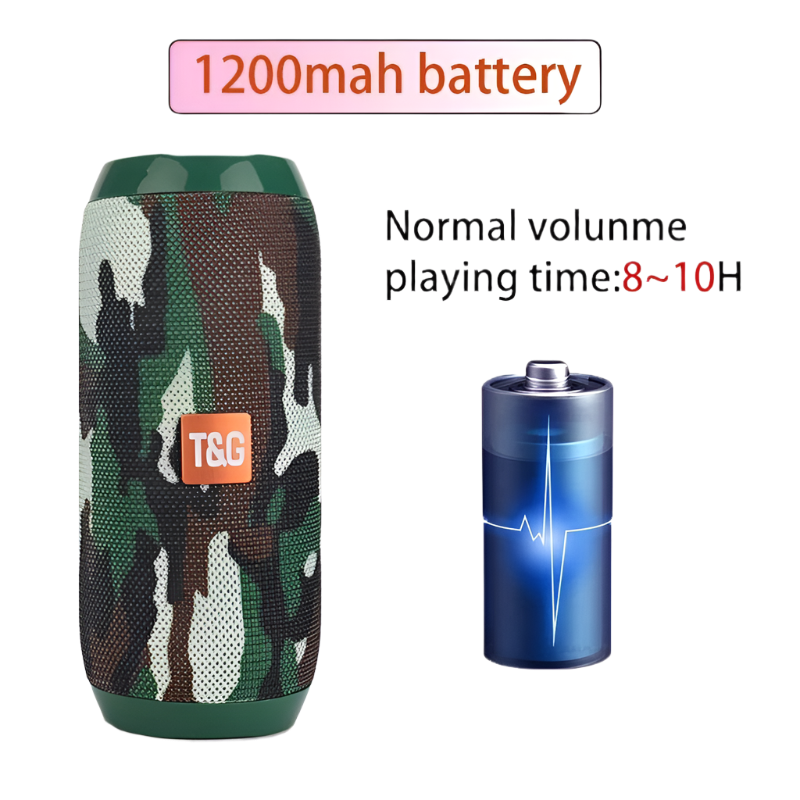 Wireless Bluetooth Speaker Box Subwoofer Radio FM Handfree Bass - TKINGS