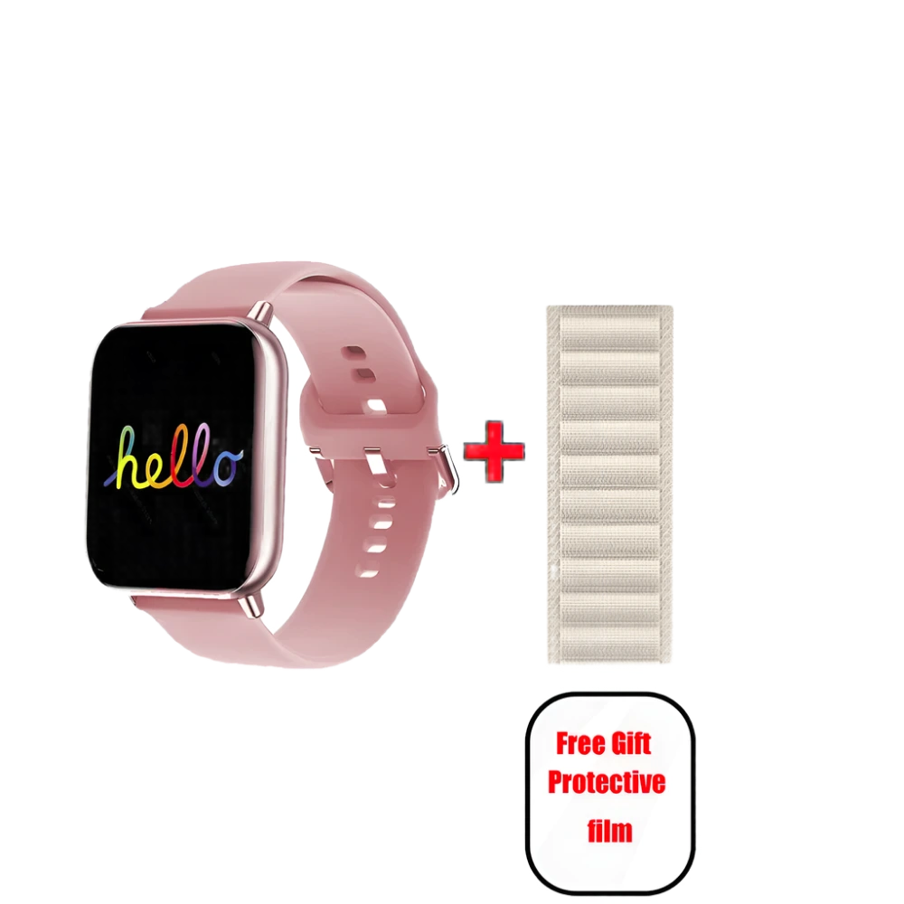 New Hello 3 Mini Smart Watch for Women 1.75inch Bluetooth Call - TKINGS