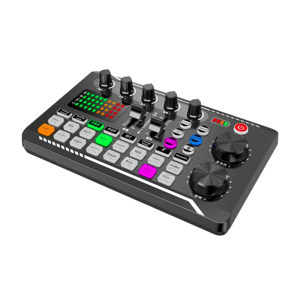 DJ Equipment Microphone Sound Card Console Studio Kit - TKINGS
