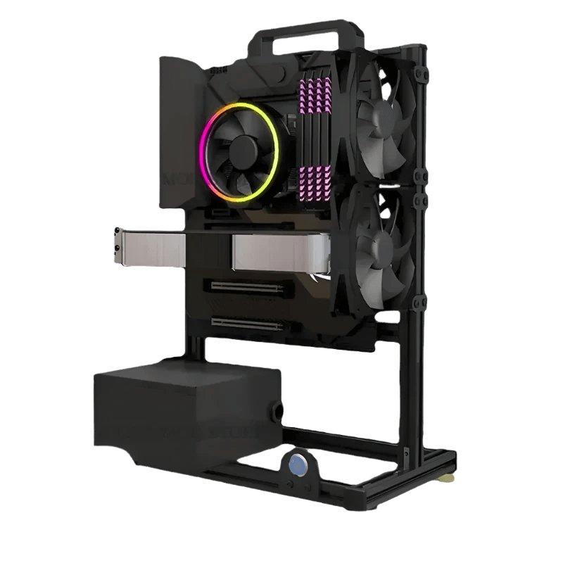 Aluminum Fully Open Case Frame Support ITX / MATX /ATX - TKINGS