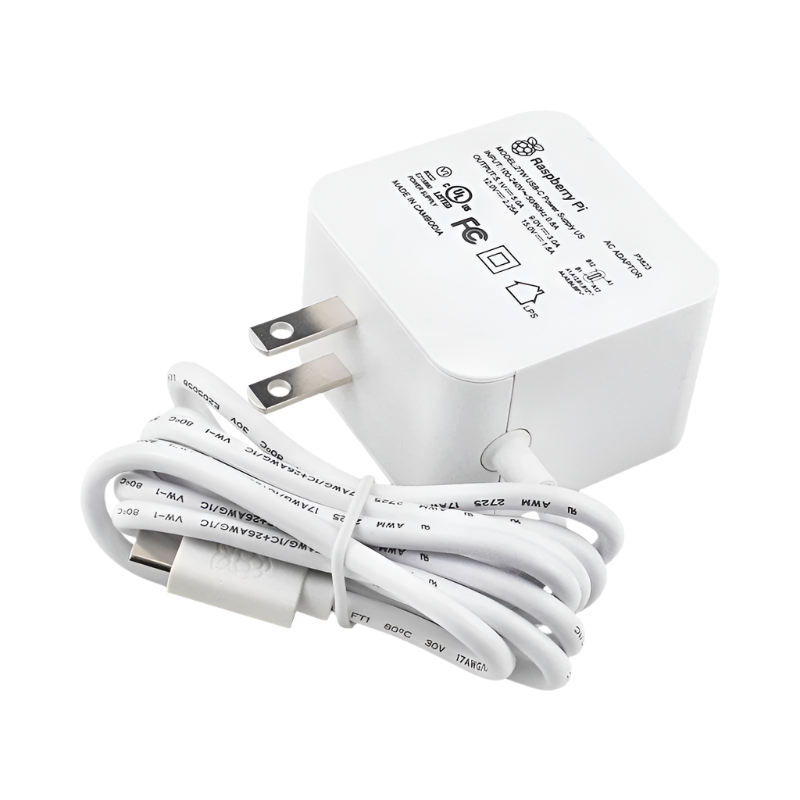 Official Raspberry Pi 27W USB-C Power Supply 5.1V 5A - TKINGS