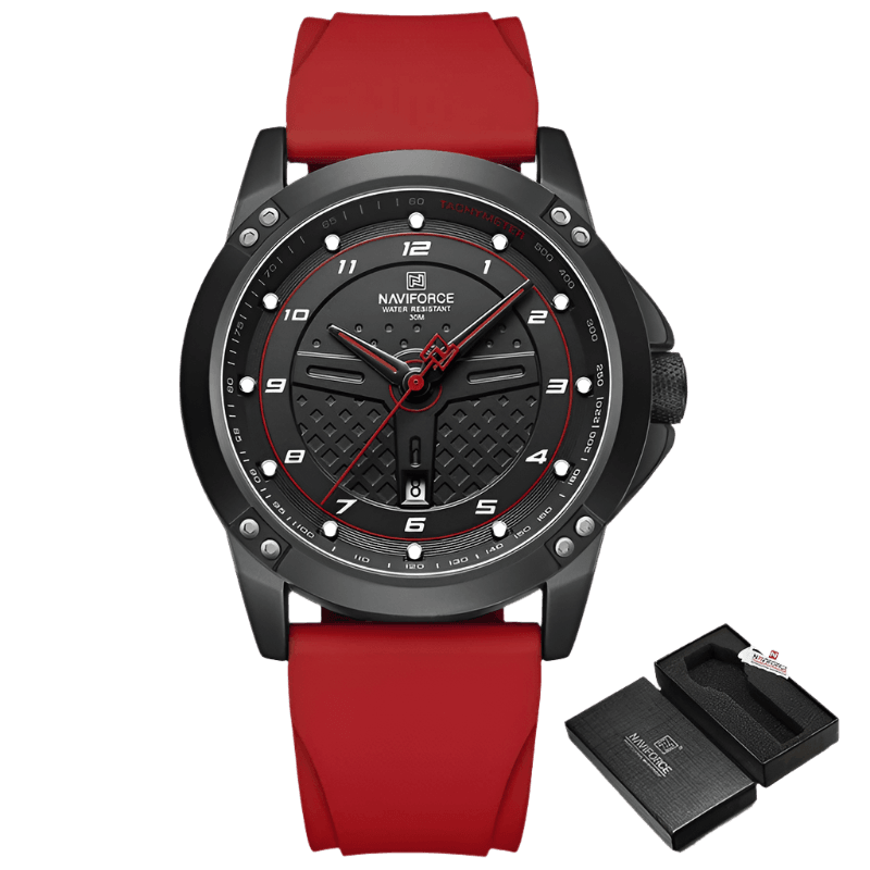 NAVIFORCE Watch Silicone Band Military Sports Waterproof Quartz - TKINGS
