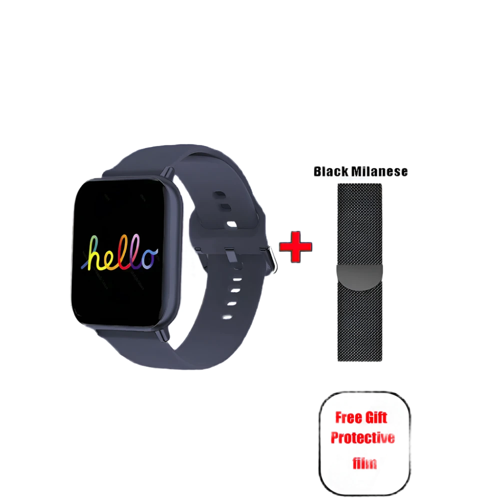 New Hello 3 Mini Smart Watch for Women 1.75inch Bluetooth Call - TKINGS