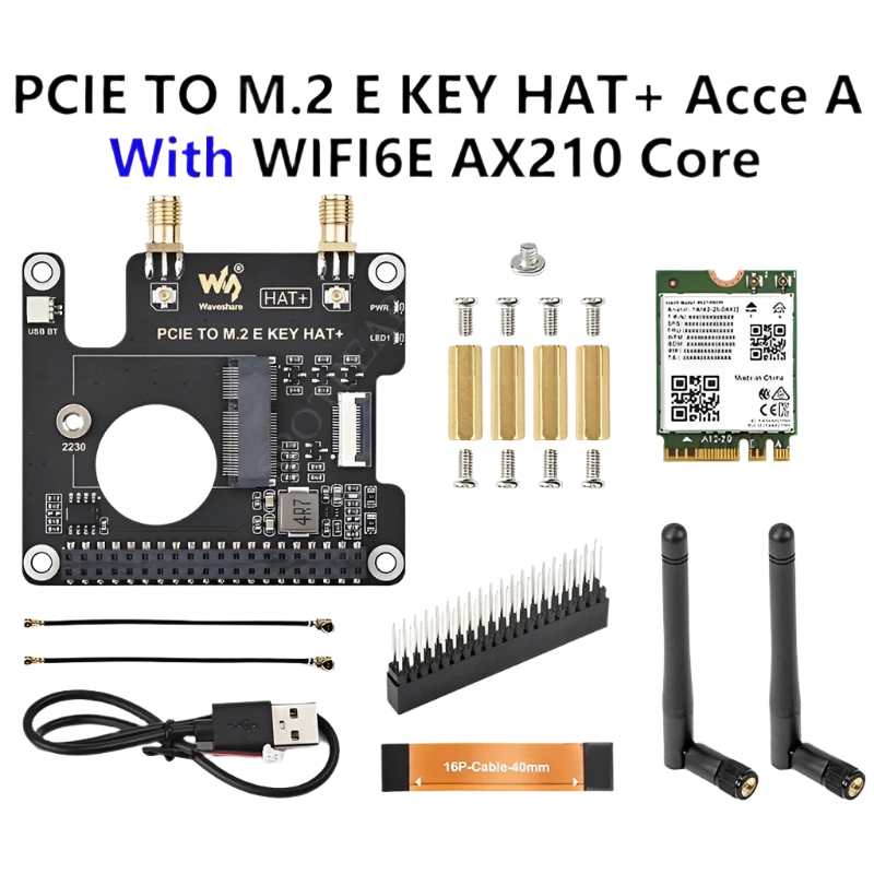 Raspberry Pi 5 PCIe To M.2 E KEY NGFF WIFI7 WIFI6 - TKINGS