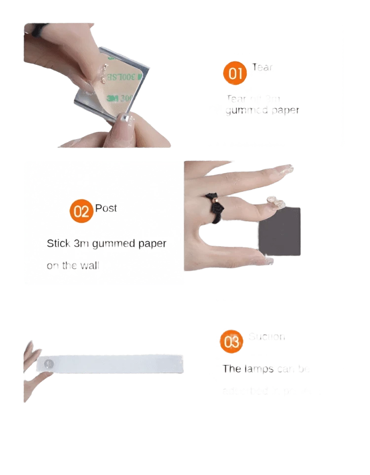 PIR Motion SensorLed Lamp Portable Indoor with Battery - TKINGS