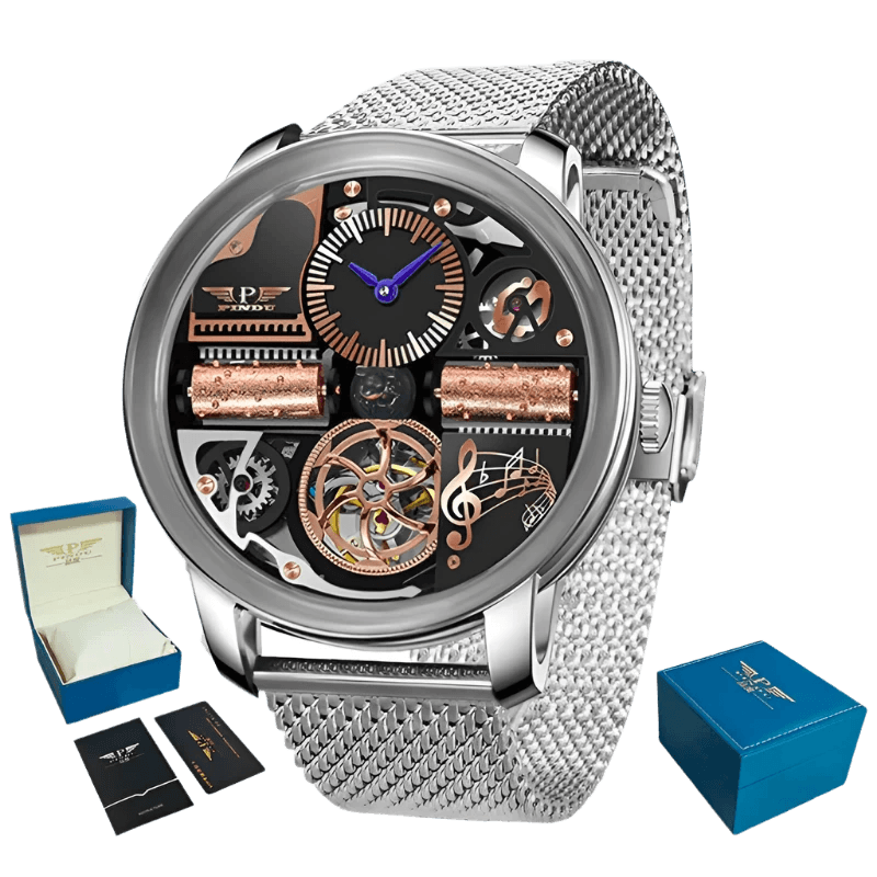 Mechanical Watch Godfather Classic Series 45.5MM Wristwatches Men M2791B - TKINGS