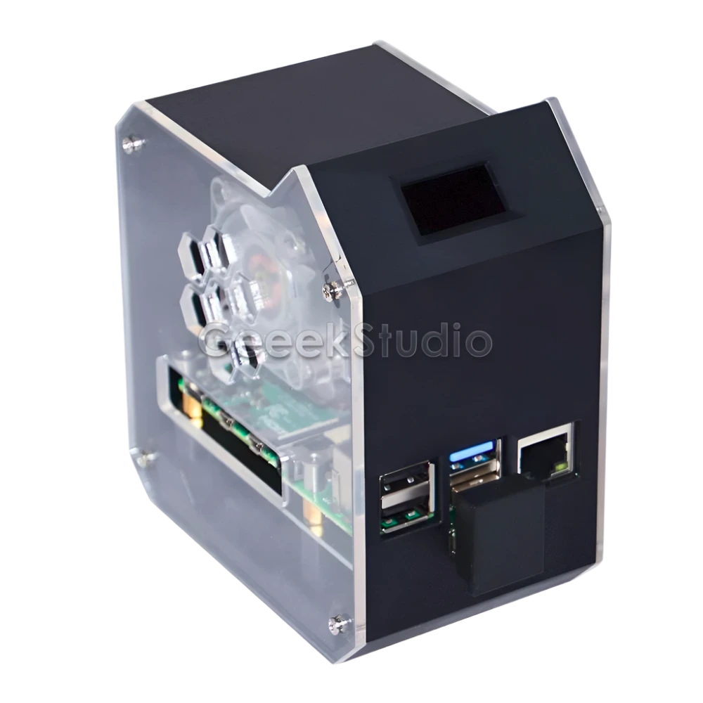 ABS Mini Tower Enlosure Case RGB Programmable Fan - TKINGS
