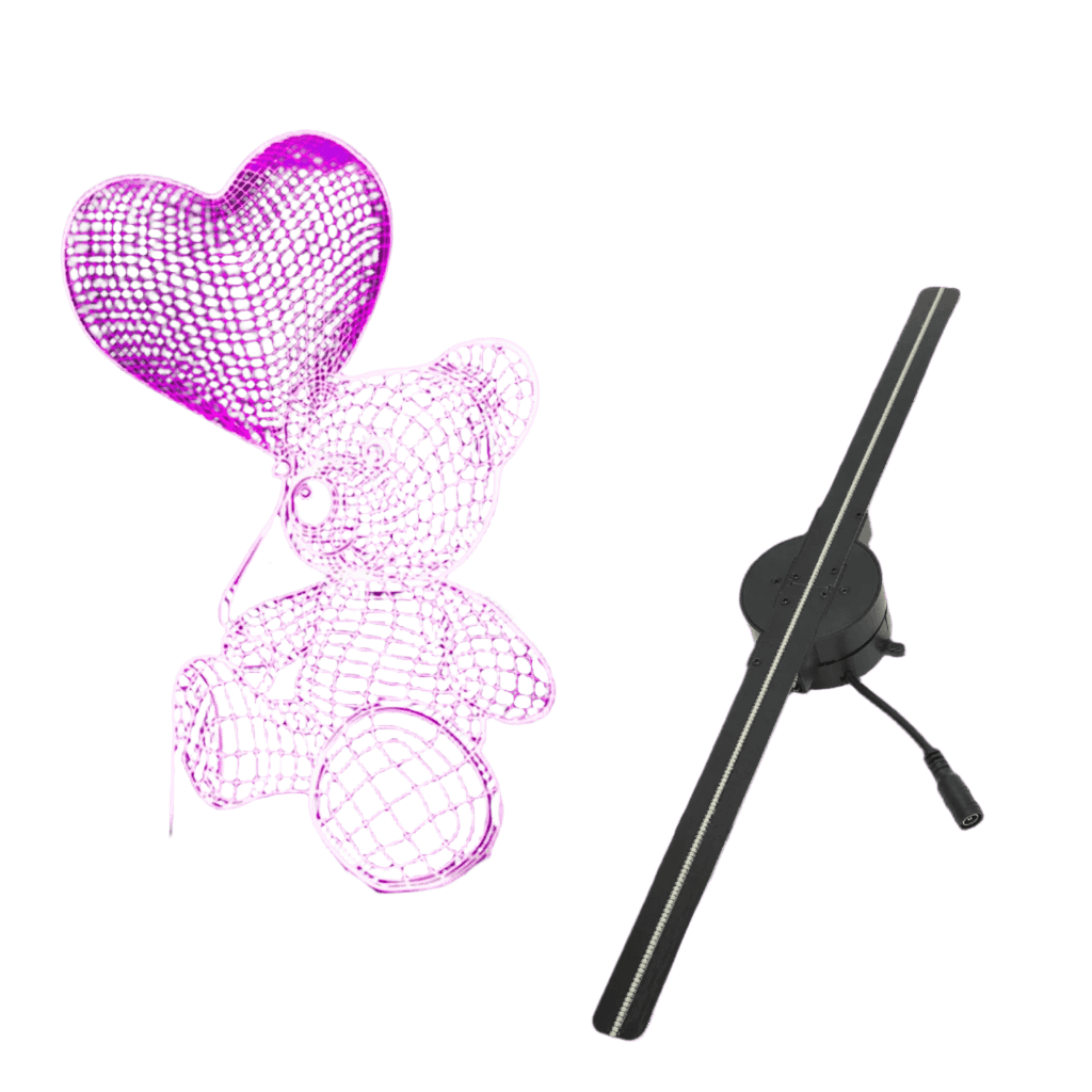 3D Hologram Fan 16.5'' WiFi 3D Projector with 224 LED - TKINGS